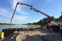 Einbau Unterwassserbeton