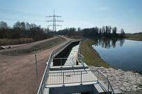 Brücke über die Fischtreppe