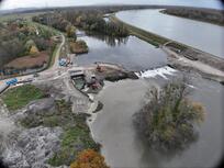 Herstellen des Umleitungsgerinnes